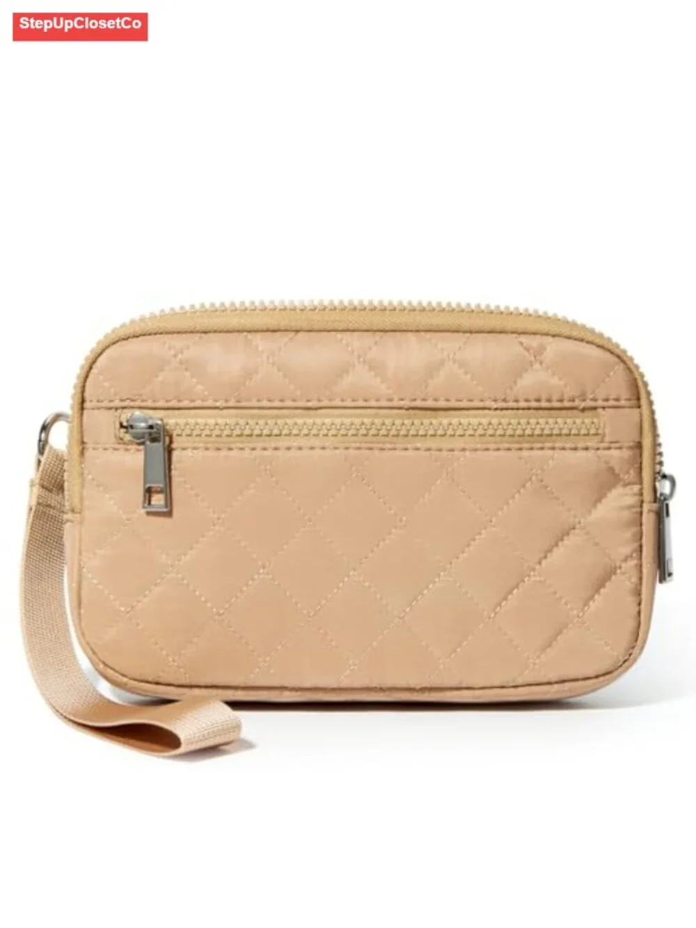 RFID Blocking Wristlet Wallet with Zipper Pockets for Women